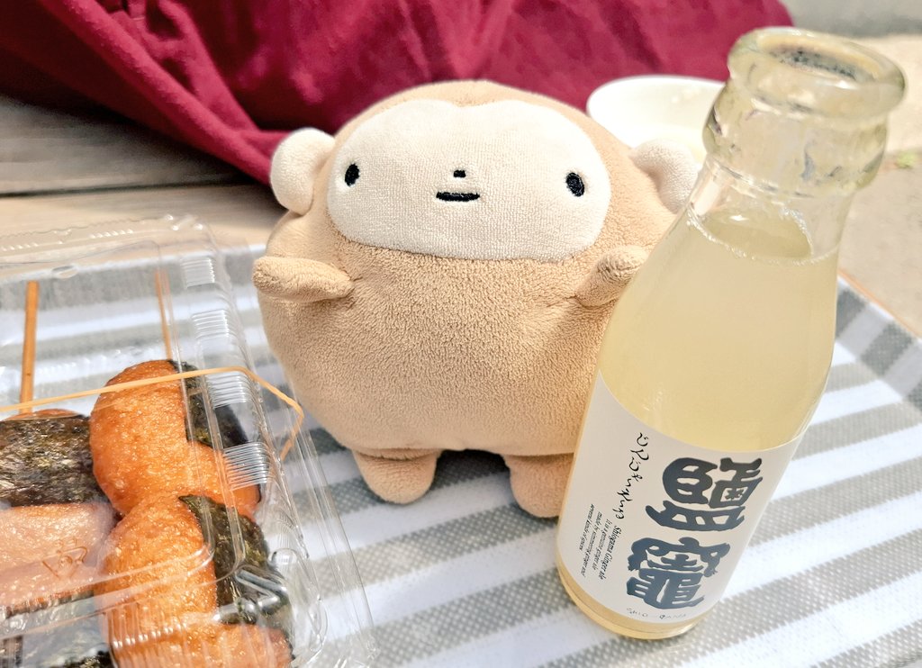 神社応援（ジンジャーエール）🫚🙊
#ぬい撮り #フモフモさん