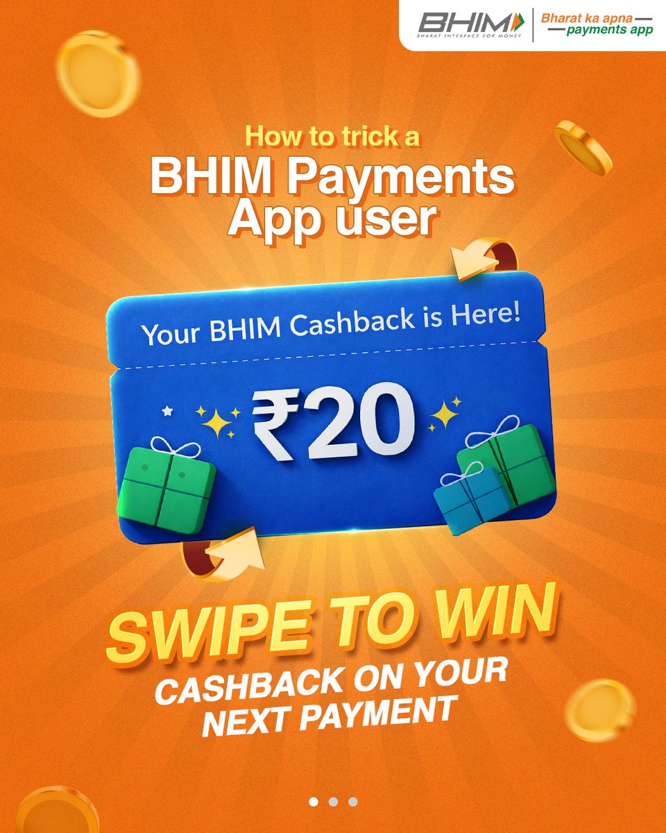 NPCI_BHIM's tweet image. We don’t fall for traps, unless it’s cashback 🙌

#BHIMPaymentsApp #Relatable #Cashback