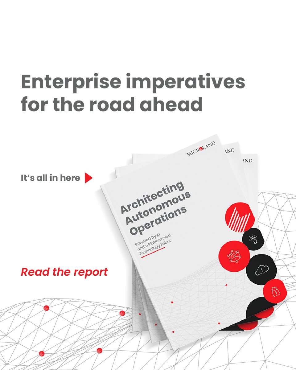 MicrolandLtd's tweet image. It’s here. Microland’s industry-shaping report by Everest Group—Architecting Autonomous Operations—maps the shift from reactive ops to strategic value drivers, with real-world insights for CXOs.
Read: microland.com/analyst-insigh…

#EverestGroup #AIDriven #FutureReady #Microland