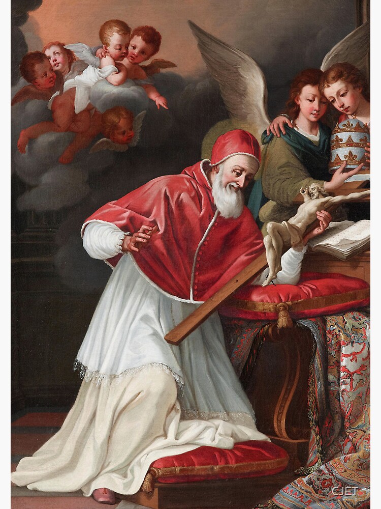 saintmauxe's tweet photo. #5mai - Saint Pie V, pape et confesseur - 3e classe ⚪ - Au cours de son pontificat prolifique, il fit appliquer les décrets du Concile de Trente, organisa la ligue contre les Turcs à Chypre qui se conclut par la victoire de Lépante. Il institua également la fête du Rosaire. https://t.co/urgQ06rW9X