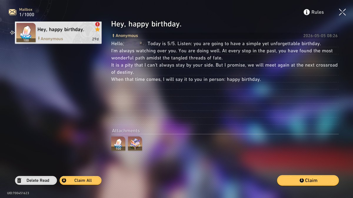 Oh, thank you very much, Cyrene.🩷

<a href="/honkaistarrail/">Honkai: Star Rail</a>