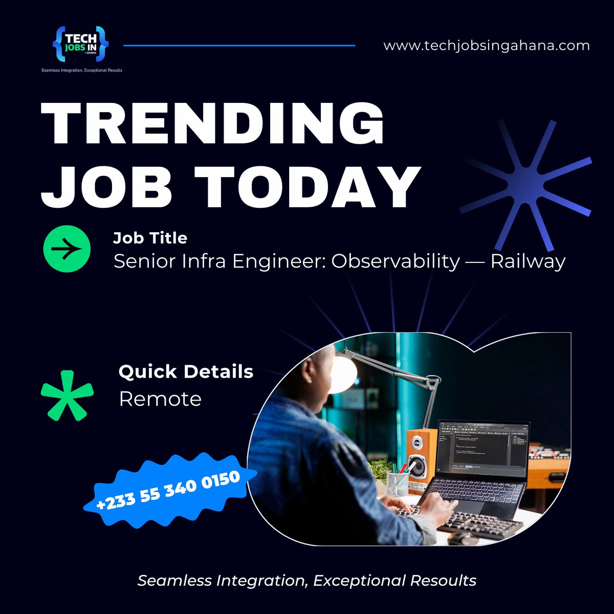 GhanaTechJobs's tweet photo. 💼 𝐍𝐨𝐰 𝐓𝐫𝐞𝐧𝐝𝐢𝐧𝐠 🚀

✅ 𝐒𝐞𝐧𝐢𝐨𝐫 𝐈𝐧𝐟𝐫𝐚 𝐄𝐧𝐠𝐢𝐧𝐞𝐞𝐫: 𝐎𝐛𝐬𝐞𝐫𝐯𝐚𝐛𝐢𝐥𝐢𝐭𝐲  — 𝐑𝐚𝐢𝐥𝐰𝐚𝐲 👉 https://t.co/9U8uI3bdYP

#techrole
#remoteroles
#techjobs https://t.co/hMUPFo6PZc