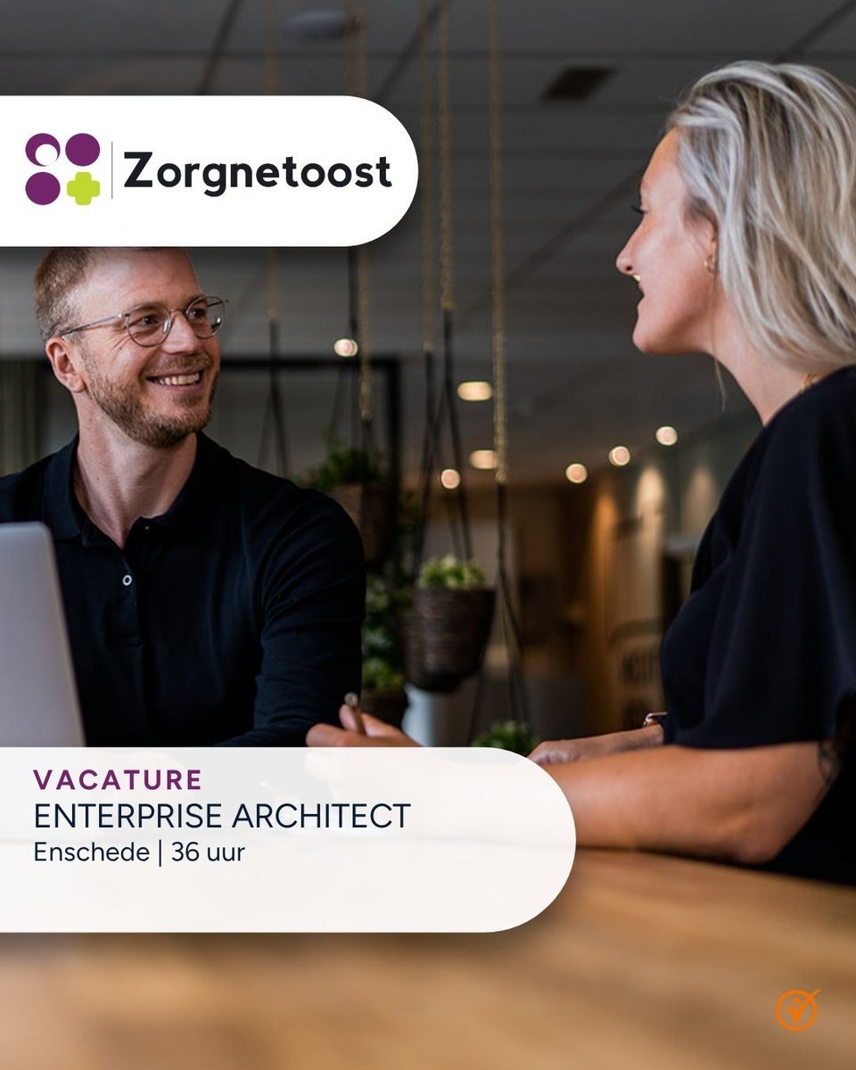 EQIB's tweet image. Invloed op de toekomst van de zorg in Twente?
Als Enterprise Architect bij Zorgnetoost in Enschede werk je aan digitale samenwerking tussen zorgorganisaties en betere informatie-uitwisseling.
 eu1.hubs.ly/H0v258c0

#vacature #enterprisearchitect #zorg #Enschede