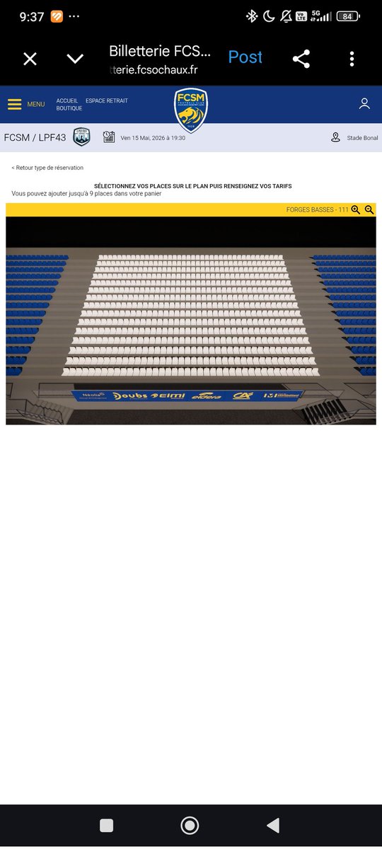linougel's tweet photo. @FCSM_officiel faites pas des fausses joies ... C'est galère d'accéder à la billetterie et après quand tu crois que c'est bon... Bah non https://t.co/dUpi0opglQ
