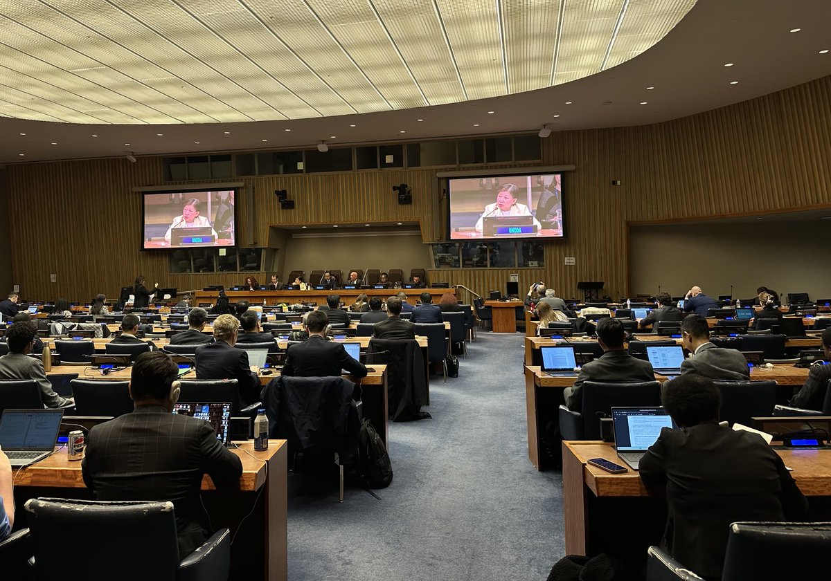 Amb_Klement_EU's tweet photo. Today States were briefed on the outcomes of regional consultations held by President @dohungviet in the run-up to #NPTRevCon with #EU support. Inclusivity remains key for #NPT review process. Thanks @INakamitsu for inspiring words, and @UN_Disarmament for organising! @EUatUN https://t.co/X0R71iyv4G