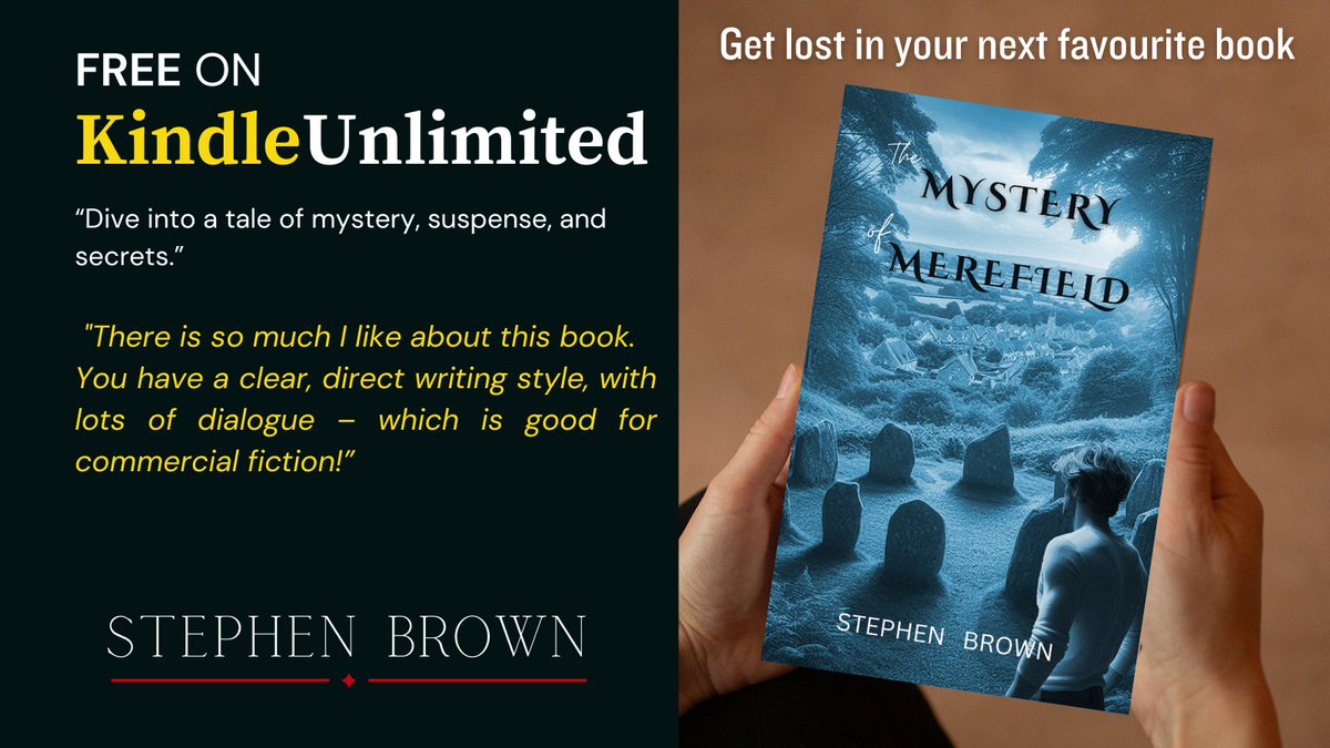 Sbrownbooks's tweet image. You move to a small town. Everyone is friendly. Too friendly. Then you realise something doesn’t add up—and no one will talk about the woman who vanished. #Mystery #CrimeFiction