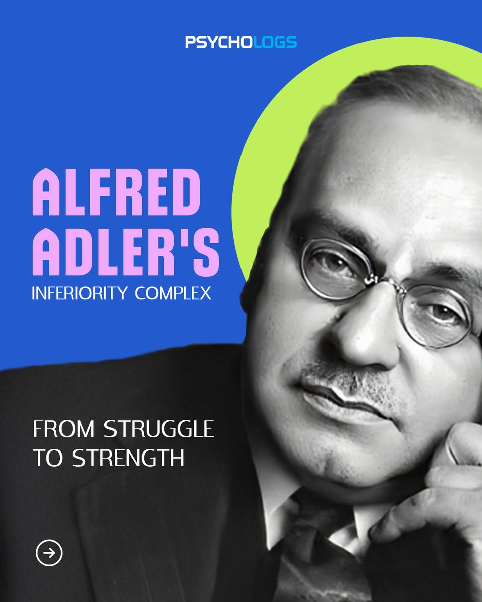 PsychologsIndia's tweet image. Feeling “not enough” is something we all experience, but according to Alfred Adler, it can be the beginning of growth.

psychologs.com/alfred-adlers-…

#AlfredAdler #InferiorityComplex #Psychology #MentalHealthAwareness #SelfGrowth #GrowthMindset #HumanBehavior #Resilience