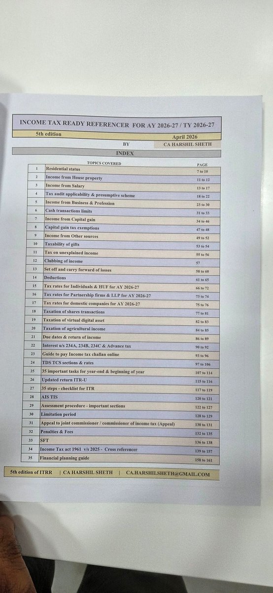 Taxation Updates (CA Mayur J Sondagar) tweet media