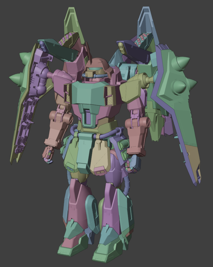 satone42create's tweet photo. ZAKU PHANTOM wip
現在こんな感じです。
ブレイズウィザードを制作する際は、
シルエットが直線で揃うようにしました。
ブレイズウィザードは
ボーンを入れて展開できるようにしました。
次は武器の制作に入る予定です。
#3DCG
#CG勉強日記
#Blender
#Blender初心者
#b3d https://t.co/ht3saYhBy1