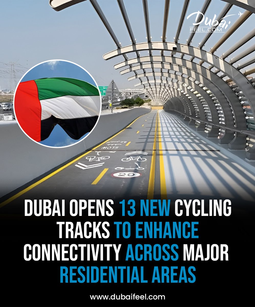 DubaiFeel's tweet image. These new paths connect key residential areas like Al Khawaneej 2, Al Barsha 2, and Al Warqa’a to major hubs, including Jumeirah and the Dubai International Financial Centre (DIFC). 

#DubaiLife #Cycling #Smartcity #VisitDubai #DubaiFeel