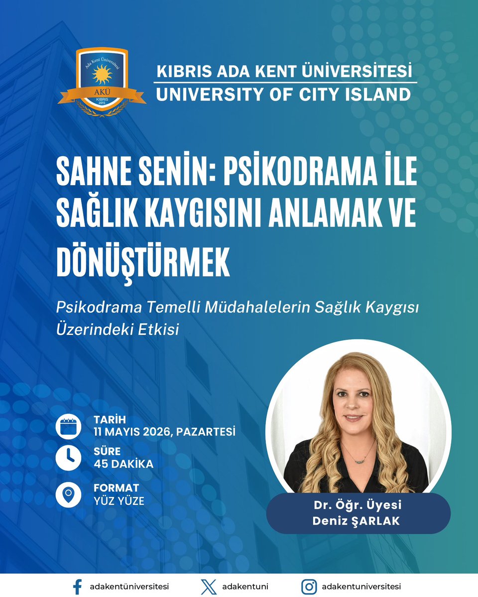 Kıbrıs Ada Kent Üniversitesi tweet media