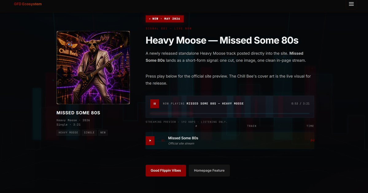gflippinv's tweet image. If you're into heavier #art such as #metal and the like, little #music for the sake of it... why not... let it fall in the woods here before elsewhere ;) heavymoose.com #rock @gflippind