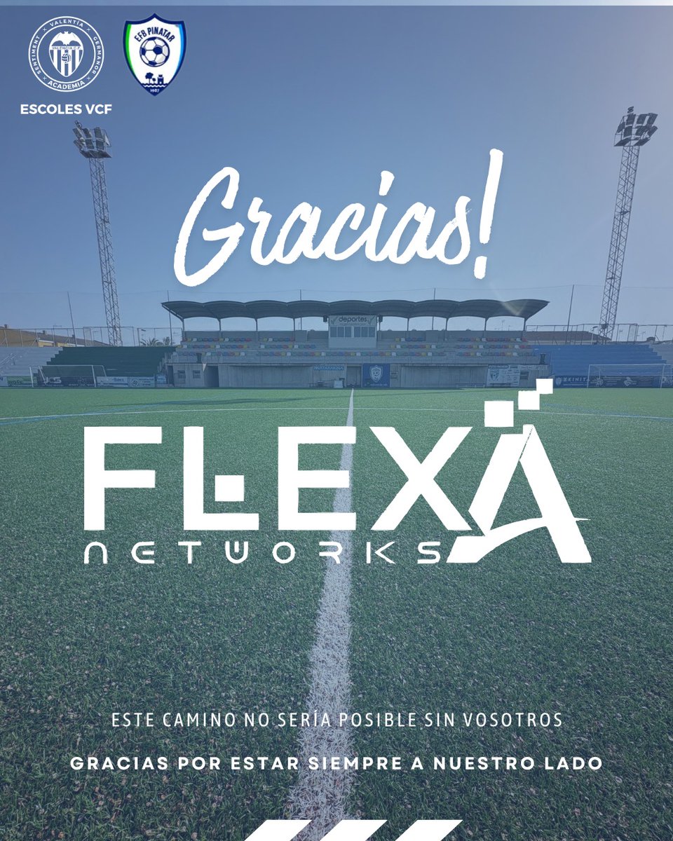 EFBPinatar's tweet photo. Es el momento de agradecer toda la ayuda, colaboración y apoyo que recibimos de nuestro patrocinador oficial ....

FLEXA NETWORK @flexa_networks 

Muchísimas GRACIAS !!!! https://t.co/nBqXGhbw9f