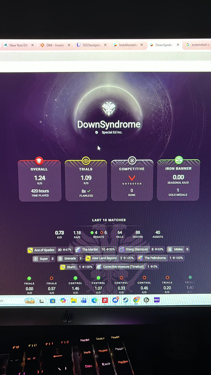 InstaMan2K's tweet photo. @A_dmg04 @DestinyTheGame @bungie I honestly think you guys gotta start IP banning these hard cheaters this guy Donald Duck#8407 and another guy name Downsyndrome I’m playing solo matched Donald twice and he pops his super third round kills everyone and crashes your game https://t.co/rowXig6XXE