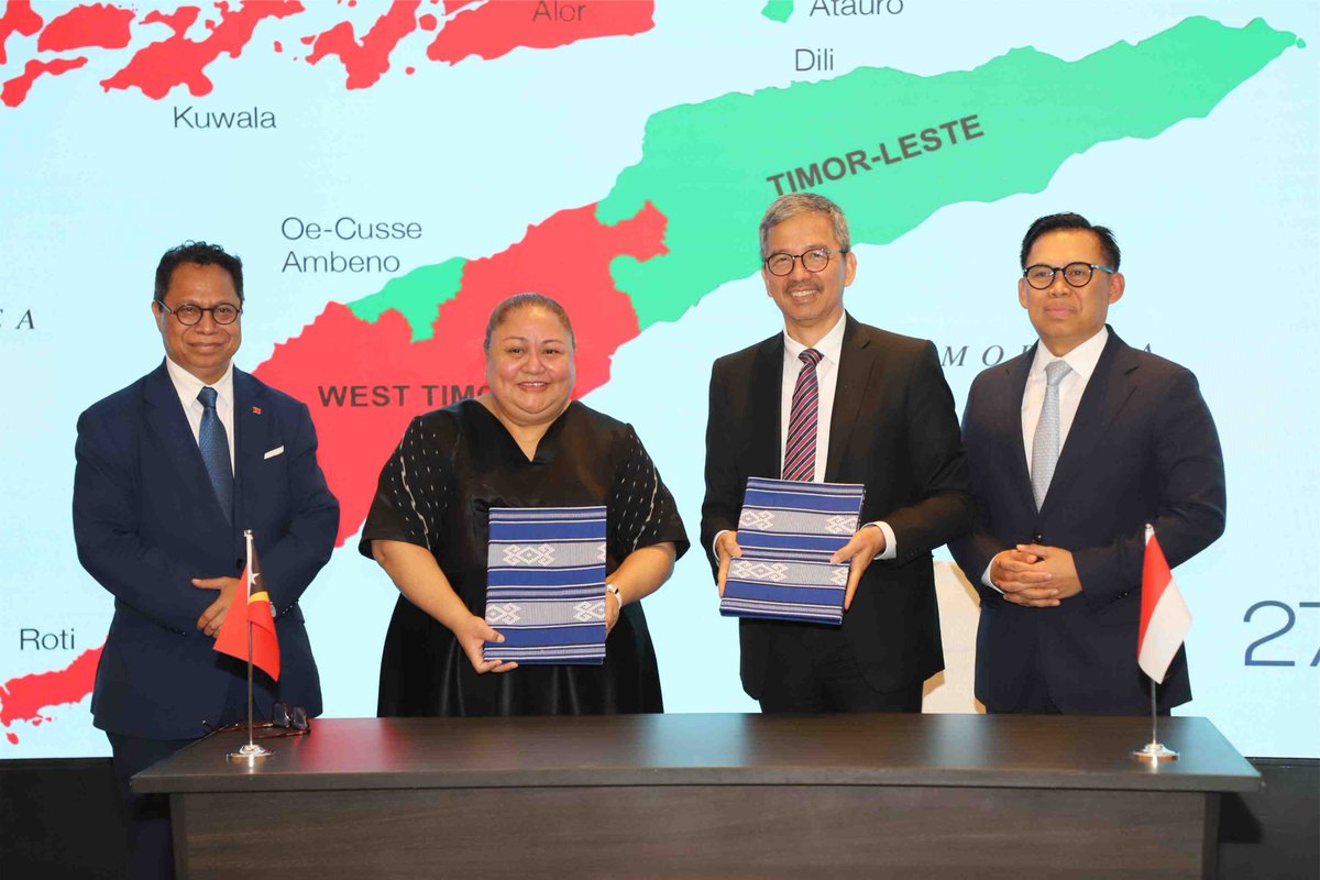 TimorMBO's tweet photo. #TimorLeste and #Indonesia concluded the 3rd round of formal maritime boundary negotiations, in #Singapore from 27–29/04/2026. The 3-day meeting saw constructive and sincere engagement, leading to meaningful progress being made. The 4th round will be held in August in Indonesia. https://t.co/PDFSTT93uc