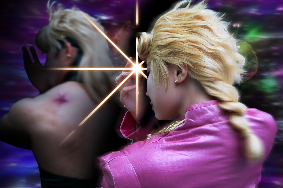 sehy_log's tweet photo. [JOJO/COSPLAY]  
Part 5 : Golden Wind 🐞

Giorno Giovanna
DIO

🩸 : @sehy_log
🐞 : @usagii_cos

📷 : @sei_where
#JJBA #GOLDENWIND #GIOGIO
 #DIO https://t.co/7EGQZSwMYH