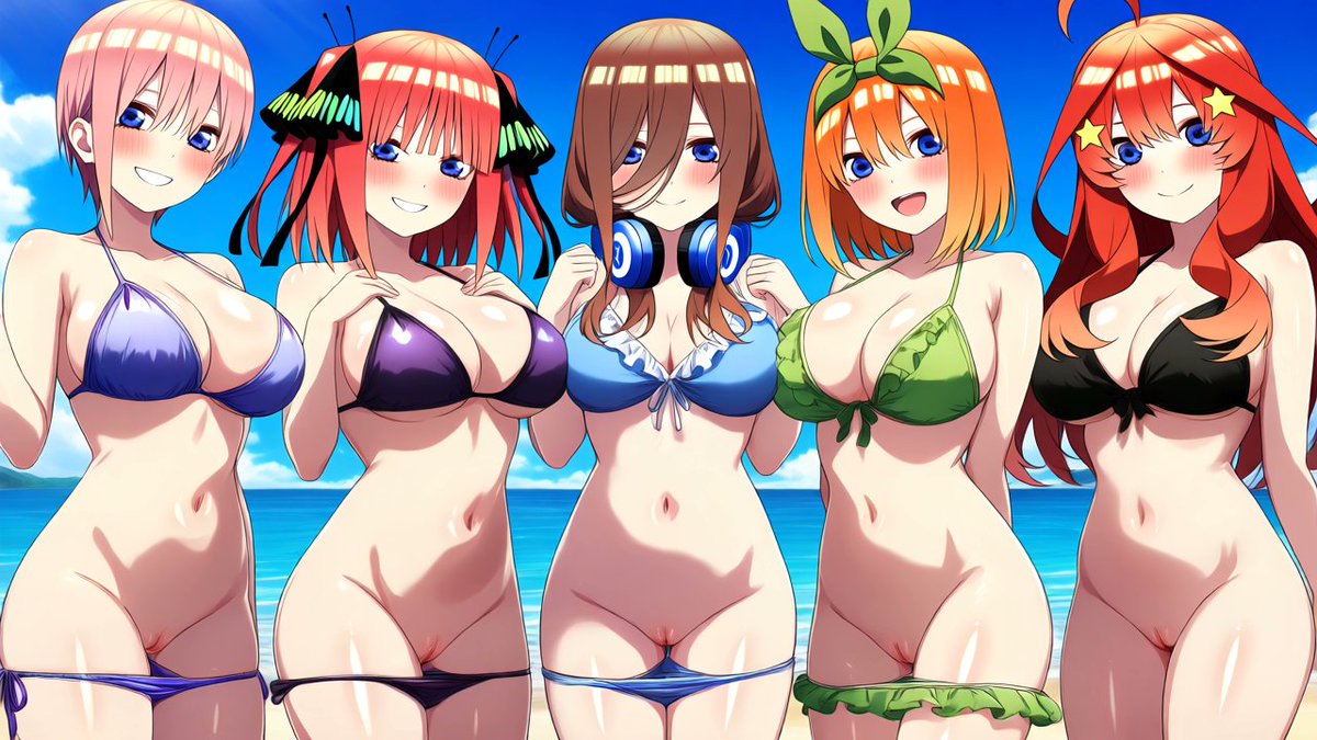 frankcisk23's tweet photo. Feliz cumpleaños a las mejores quintillizas de la industria del anime!!!🥳🎂 #TheQuintessentialquintuplets #birthday #五等分の花嫁 #hentaiِart #hentaiِ  #AIart️️️️️️️️️️️️️️️️️️️️️️️️️️️️️️️️️️️️️️️️️️️️️️️️️️️ https://t.co/RjlkVafcH9