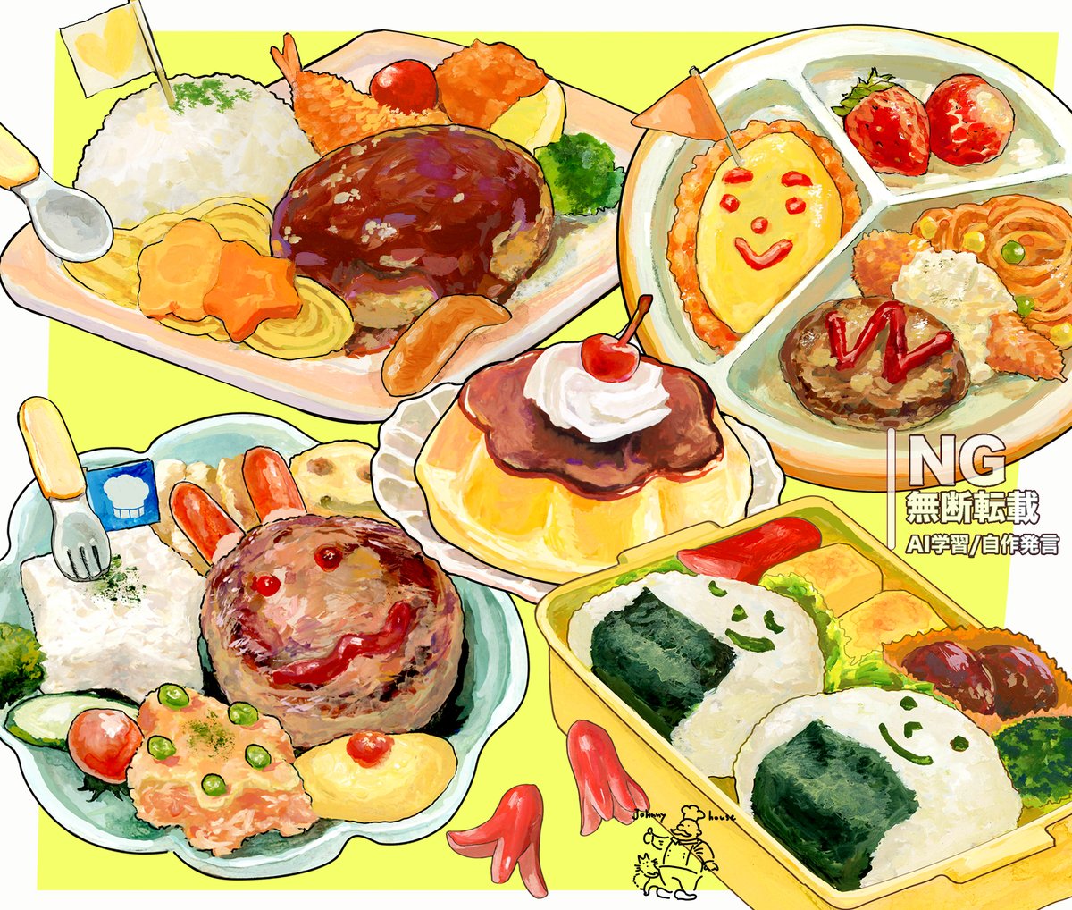 ジョニー|食べ物イラストレーター tweet media