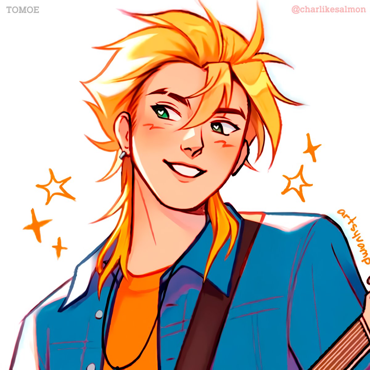 tomoeico's tweet image. My summerboy. ♬⋆.˚

-`♡´- ᴍᴀᴛᴄʜɪɴɢ ɪᴄᴏɴꜱ -`♡´-
-`♡´- #stardewvalley -`♡´-
-`♡´- @charlikesalmon -`♡´-