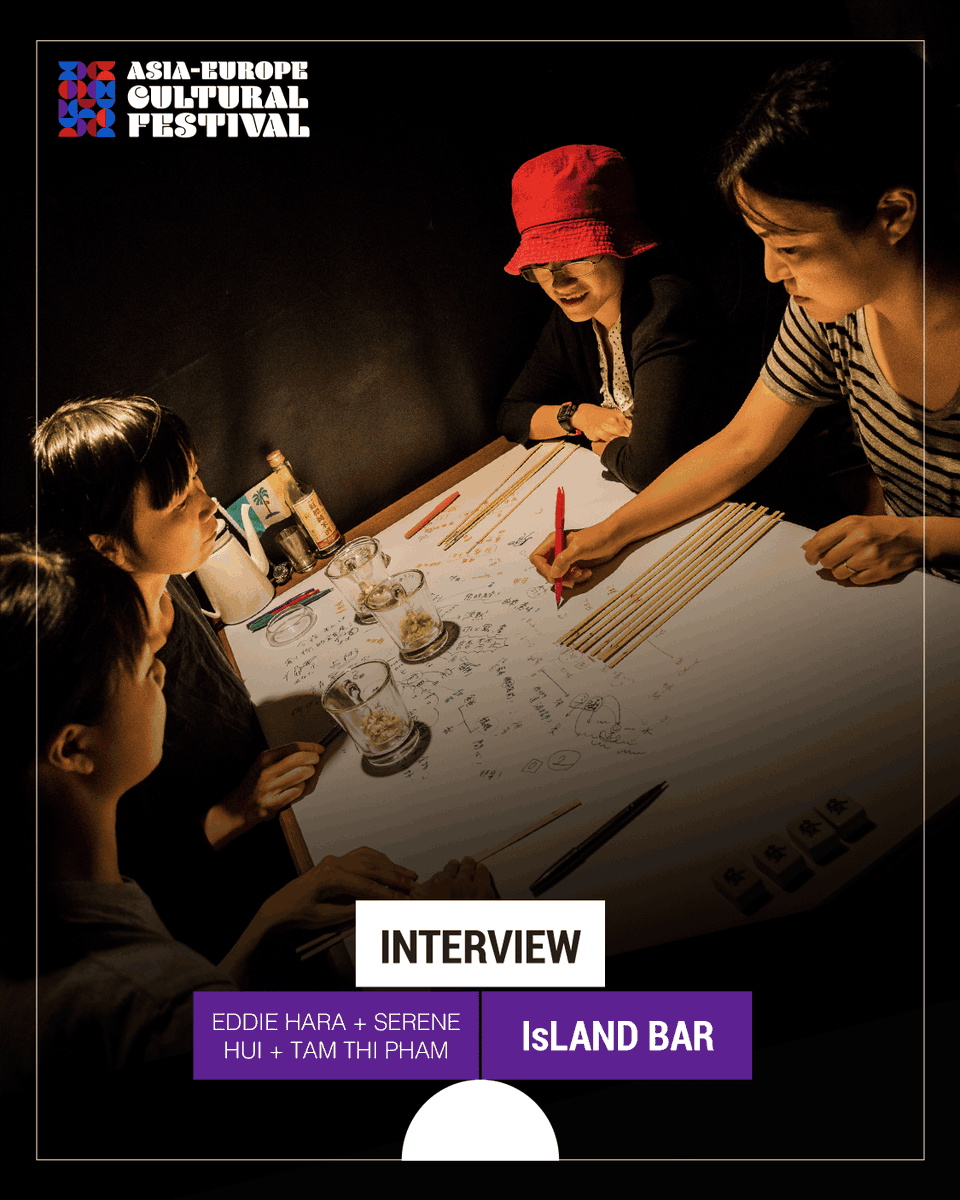 culture360_asef's tweet image. How do you distill a story into a single sip? 

In our latest interview, we speak with Eddie Hara (#Indonesia🇮🇩), Serene Hui (#China🇨🇳) and Tam Ti Pham (#VietNam🇻🇳) as they reflect on their journey with IsLand Bar - a uniquely immersive performance blending cocktail making and