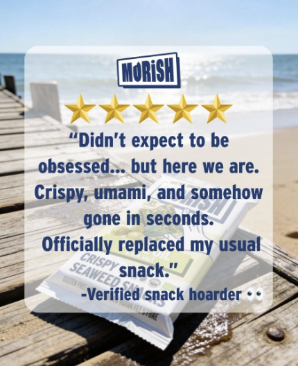 MorishSnacks's tweet photo. We said they were MORiSH… you said it louder 😌

Crispy, flavour-packed, and the kind you keep reaching for without thinking twice.

Haven't tried them yet? Head to the link  👀

👉️ https://t.co/dyx2PzYbzt

#snackwithbenefits https://t.co/YUDPR2Gfc5