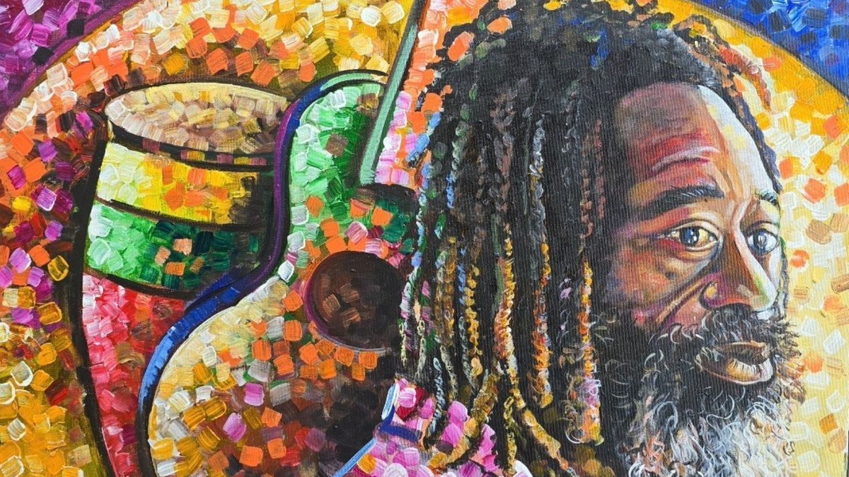 At the end of this month, Expérience Jamaïque will be paused for reconstruction. 
Stay connected to your favourite artists at EJ Gallery via info@experiencejamaique.ch
Artist Alphanso Blake, title Rasta Man Vibration, acrylic paint on canvas: experiencejamaique.com/rastaman-vibra…