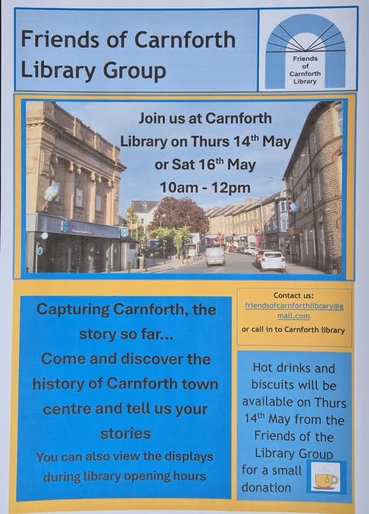 swiftstory's tweet image. Local Library has an interesting history - come and hear all about it! #Lancashire #Carnforth #Libraries