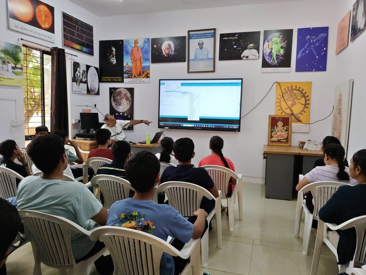 IPLab_Rajkot's tweet photo. From Learners to Makers !
On Day 2 of #SummerVacation Special #Robotics Hands-on #Workshop, students learned to write #Arduino Programs, Compile them, & upload code to #ArduinoUNOโall by themselves.
A step closer to building '#Ultrasonic Obstacle Avoidance Robots'
@InfoGujcost https://t.co/pqOKXrvOmT