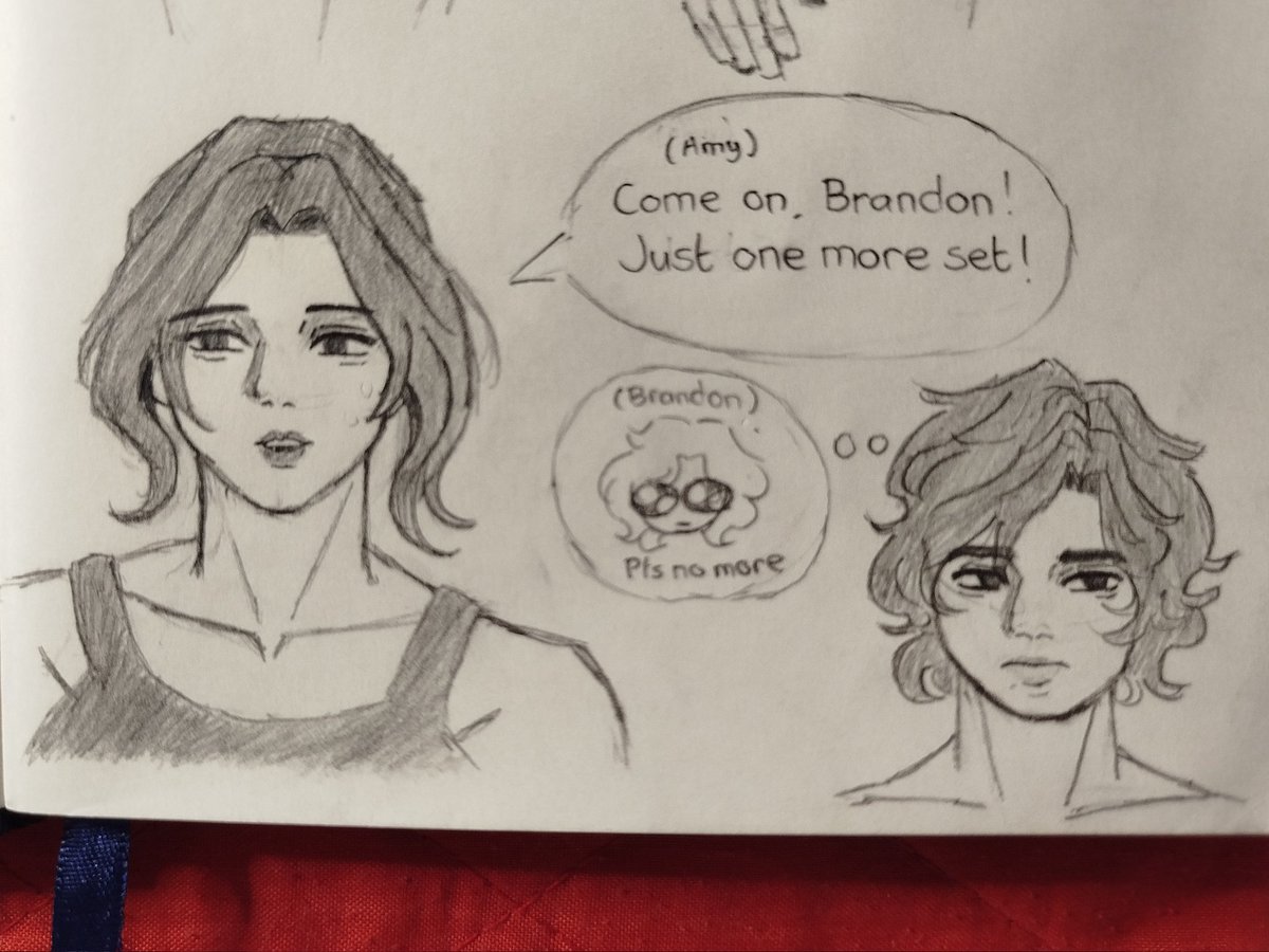 deewuzhere__'s tweet photo. Amy and Brandon's dynamic #oc https://t.co/aBT62QRIUp