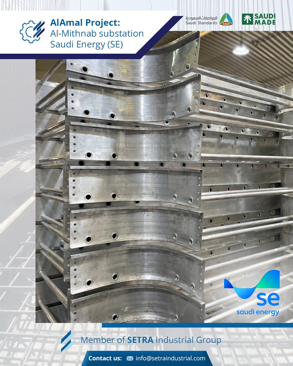 setraindustrial's tweet photo. تفخر شركة الأمل بالمساهمة في مشروع محطة المذنب 132/13.8 ك.ف لصالح شركة الطاقة السعودية (SE)، من خلال حلول موثوقة لإدارة الكابلات تدعم البنية التحتية الكهربائية.
#سيترا #مجموعة_سيترا_الصناعية #شركة_الأمل #إدارة_الكابلات #الهندسة_الكهربائية #مشاريع_سعودية #رؤية_2030 https://t.co/ZiOyP3ypZX