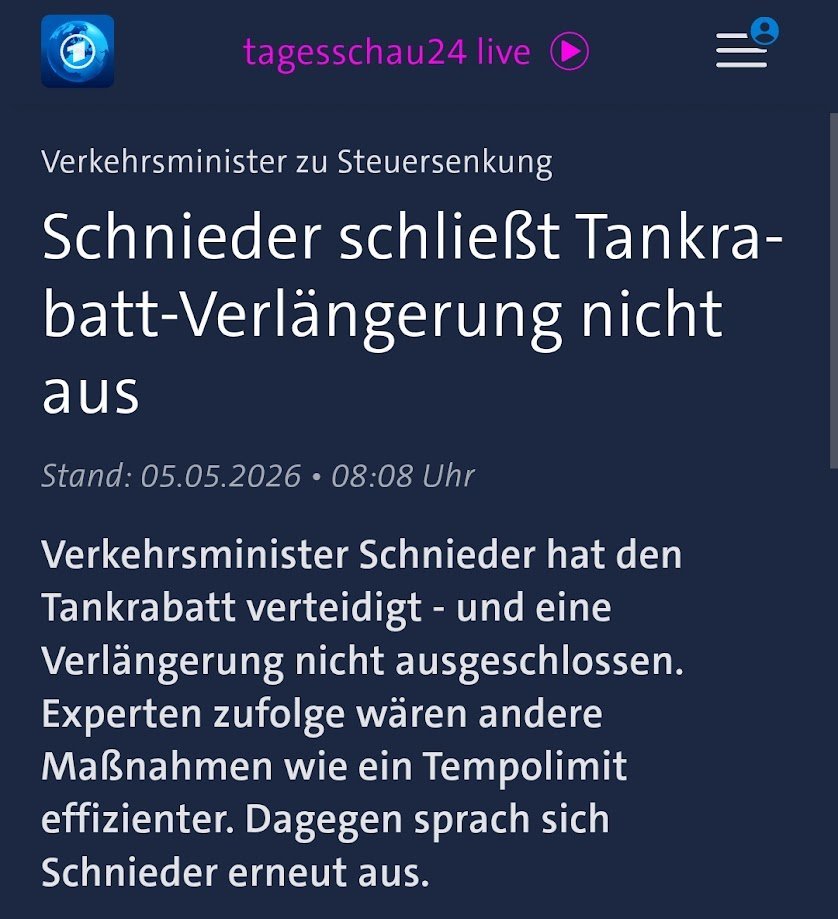 So was hinterlässt mich fassungslos.

Haben die Vertreter der Mineralölkonzerne (die unter anderem in der Heritage Foundation zusammenkommen) angerufen und gesagt, sie hätten noch nicht genug geschenkt bekommen?

Merz verteilt eifrig Geld, gerne ins Ausland. 

Was soll das?