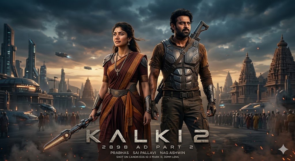 phanikumar2809's tweet photo. 'కల్కి 2' అప్డేట్: 🎬
సాయి పల్లవి హెల్త్ ఇష్యూ వల్ల నిన్న జరగాల్సిన షూటింగ్ షెడ్యూల్ వాయిదా పడింది🤞
#Kalki2 #SaiPallavi #Prabhas #Kalki2898AD #ShootingUpdate https://t.co/IYVV8LIIhq