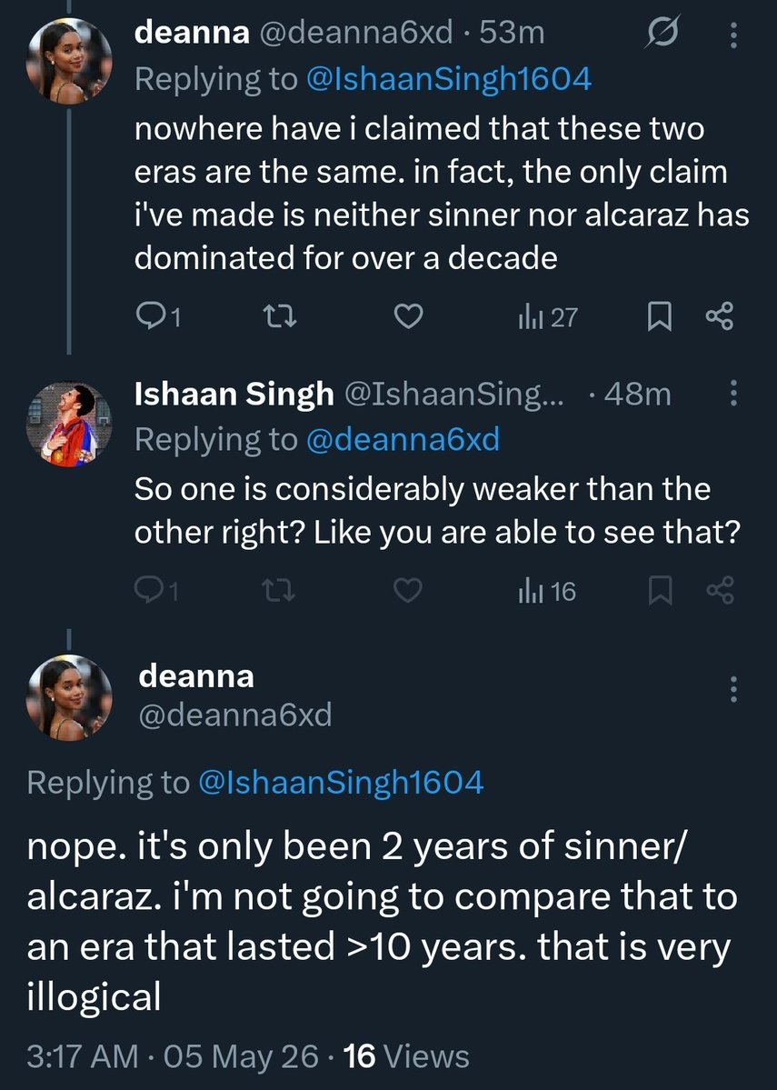 you come into my mentions to cry and then block me because your arguments don't make sense. novak fans 😭