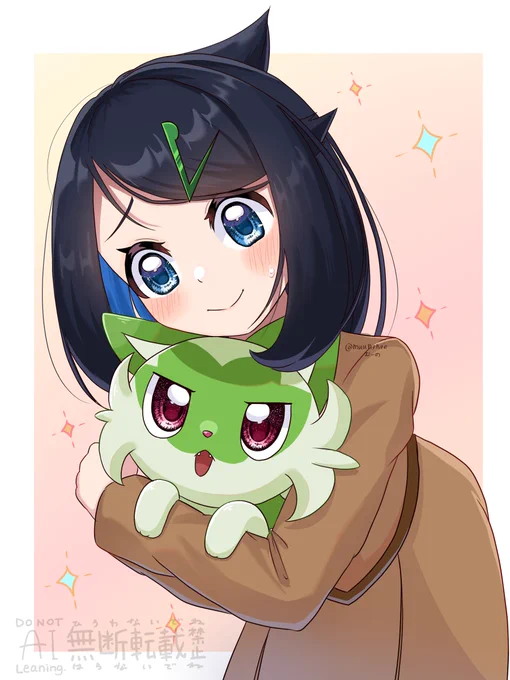 リコちゃんとニャオハ #アニポケ
