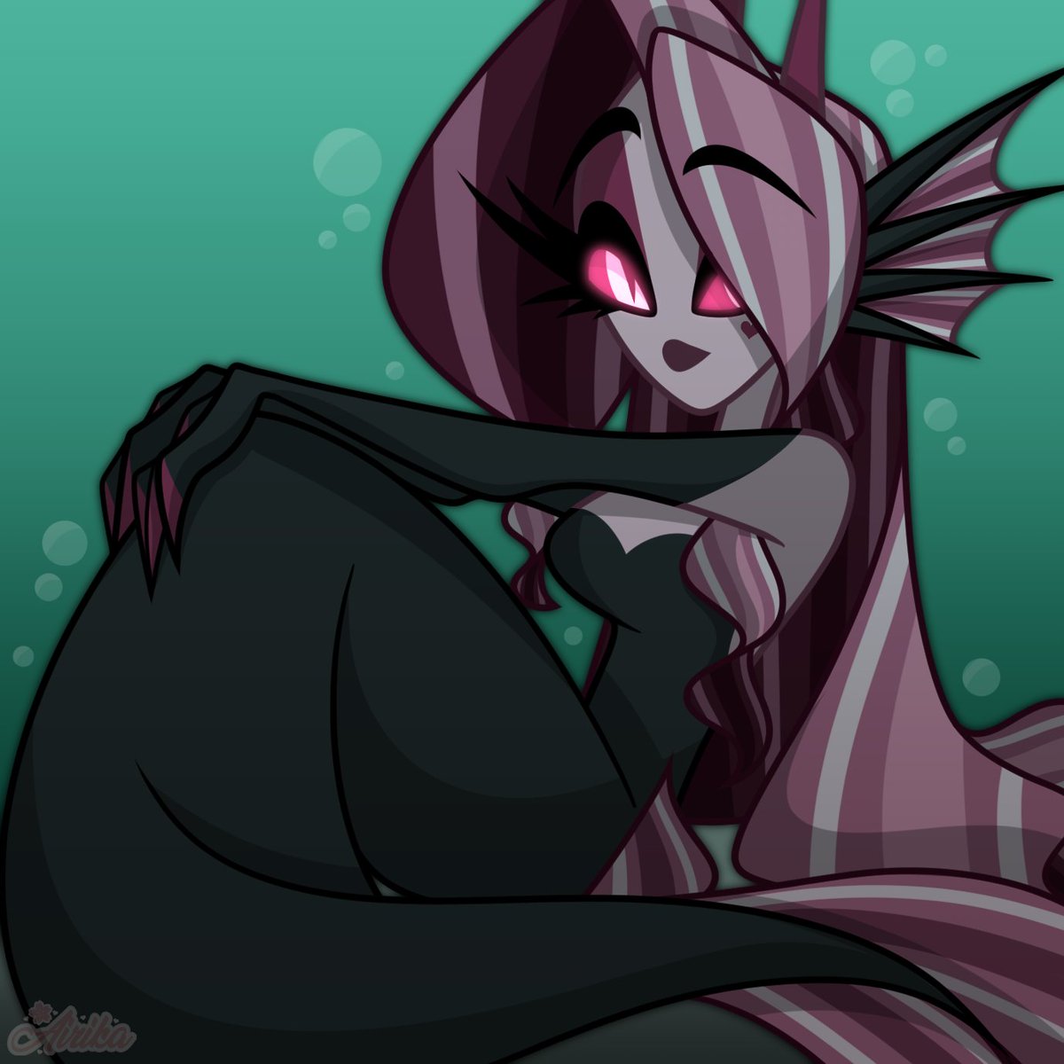 iamairika's tweet photo. Happy Month of MerMay, everyone~! 🧜
I'm sure all of you are familiar with my Hellaverse Siren Mermaid OC, Aria~ 🩷

If not... Well... Here she is. 😐
More art of her soon!
#HazbinHotelOC | #HelluvaBossOC | #HHOC | #HBOC | #OC https://t.co/7KnLXxxzNn