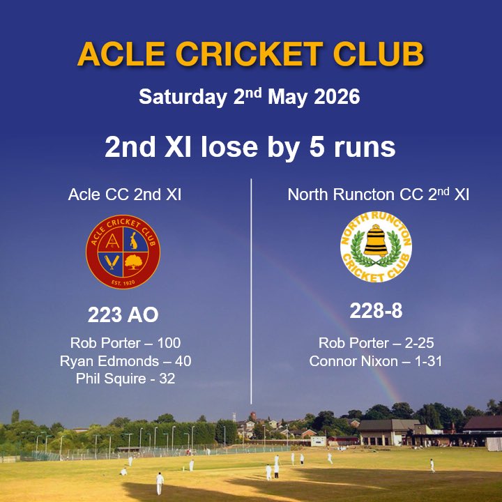 Acle & Halvergate Cricket Club tweet media