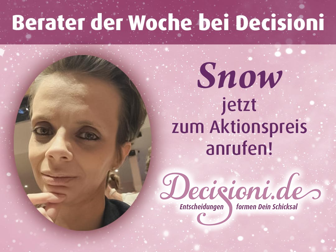 Decisioni_de's tweet photo. ★★★ Snow - Exklusiv Beraterin auf Decisioni ★★★
Lebensberatung - Persönlichkeitsentwicklung - Tarot - Aura -Jenseitskontakte - Traumlesung - ich unterstütze dich bei all deinen Herzensfragen. https://t.co/bGKyHM9DhZ
#kartenlegen #coaching #esoterik #decisioni #wahrsagen https://t.co/VxhDhv7S4c