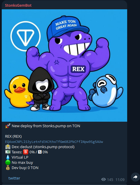 0xCnvl's tweet photo. @MetaFroggy_ @GeckoTerminal @MTONGA_ON_TON @TonUtyacoin @tonfish_tg @redotoken EQAxeCNPLlS3yLetnFd34JthxTfGm6B2PkCFflNpw9Sg5AUw

The community created a memecoin https://t.co/10SSigK6Vz