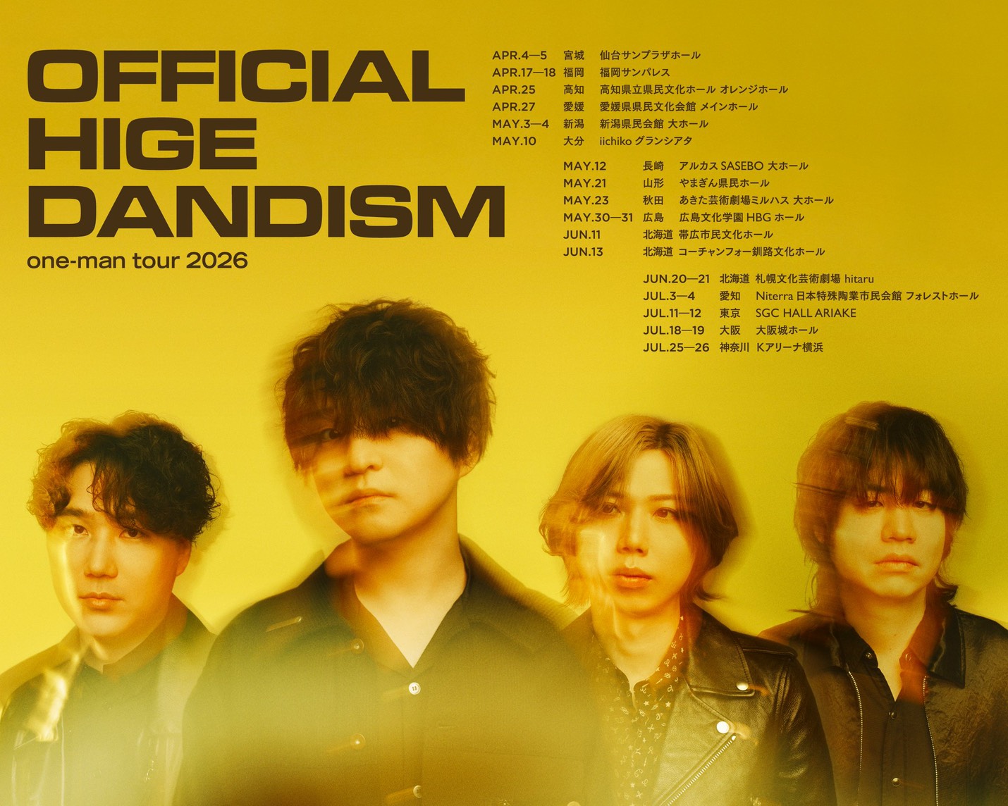 Official髭男dism on X: 