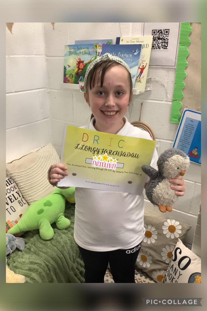 glanhowyprimary's tweet photo. Da iawn to our resilient DR ICE. This young lady has shown real determination and courage even when she has fractured her wrist. We are so proud of you! Da iawn 👏🏻💛 #FoelFras #DRICE https://t.co/s2v9Oy7tWX