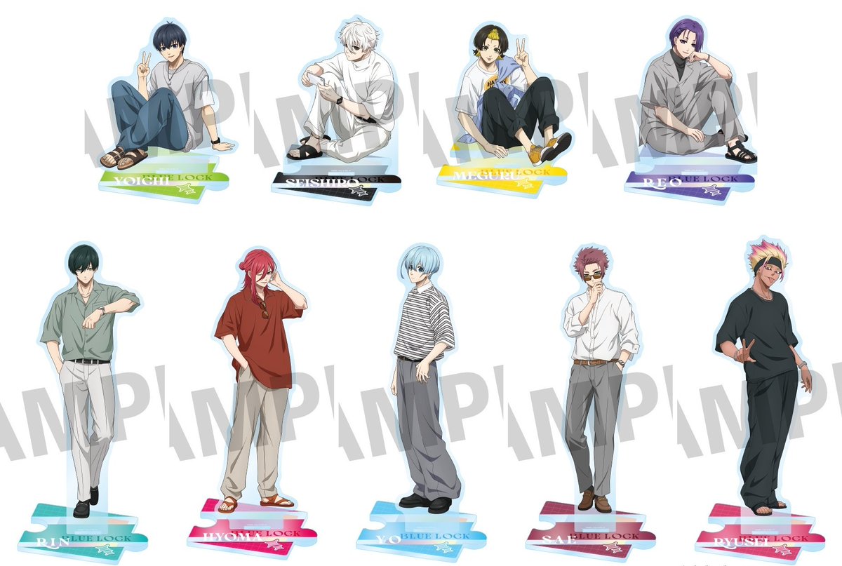 blulo_goods's tweet photo. アニメイトオンラインで予約受付中！#PR 

ブルーロック 描き下ろしアクリルスタンド Vol.3 

2026年07月発売予定  

https://t.co/RXOKiksbnX https://t.co/ashyHqDB6w