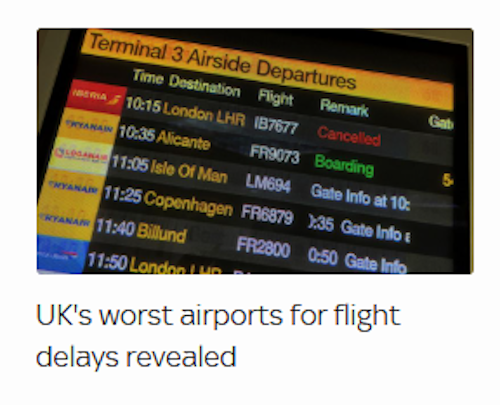 Sky News dropping another "shocking" airport delays exposé like it's breaking news that planes don't always run like Swiss trains. 

Look, flying's basically organised chaos at the best of times. Weather, French ATC strikes or route restrictions, that one bag that won't fit,