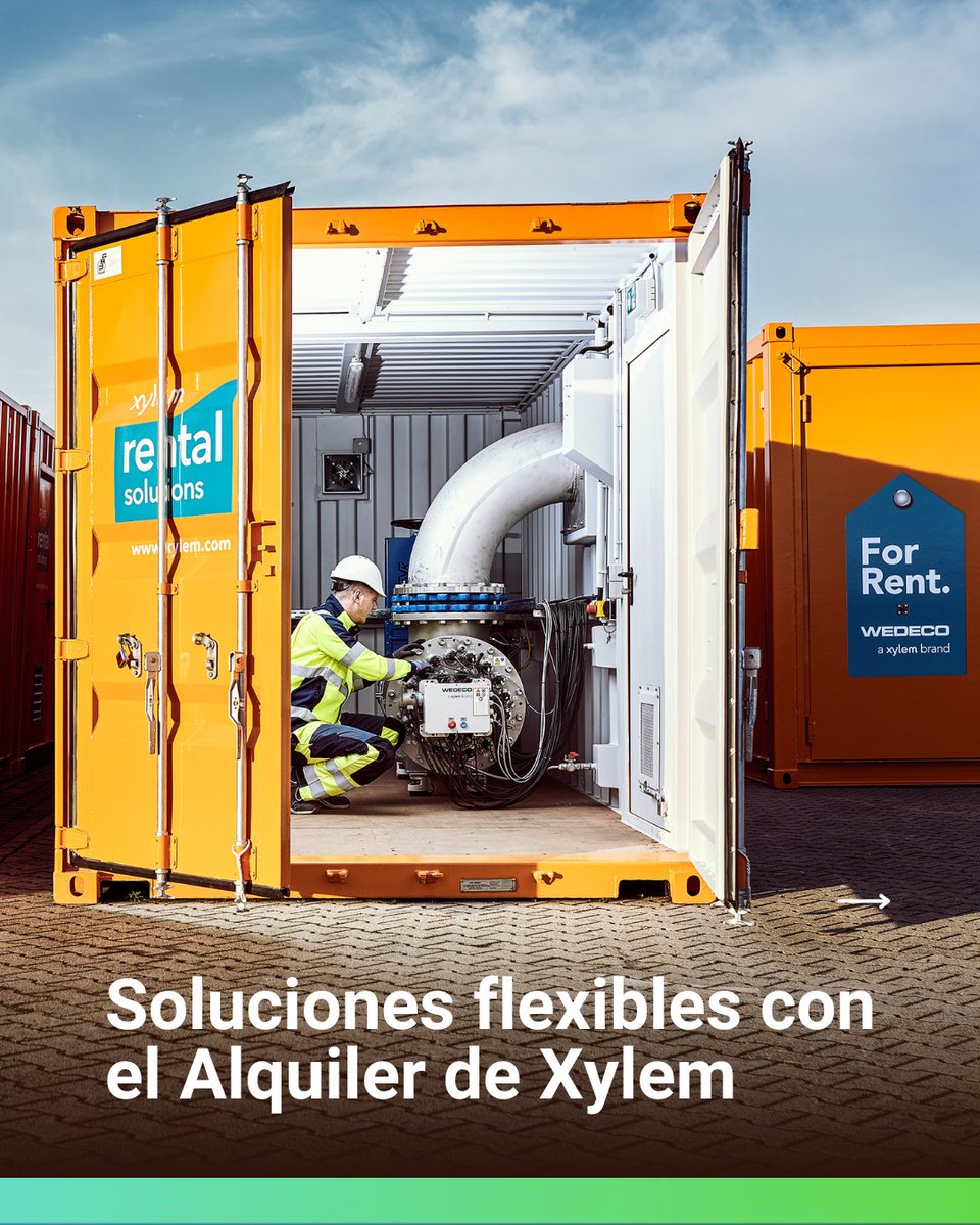 Xylemspain's tweet photo. Gestiona tus picos de producción sin límites. Cuando la demanda sube, cada minuto cuenta.

Con Xylem Rental: bombeo, tratamiento y gestión del agua, sin CAPEX y con despliegue rápido.

Alquila hoy, produce mañana.
https://t.co/J910rWMUTQ

#XylemRental #TratamientoDeAgua #NoCAPEX https://t.co/1DX7eYyEPO