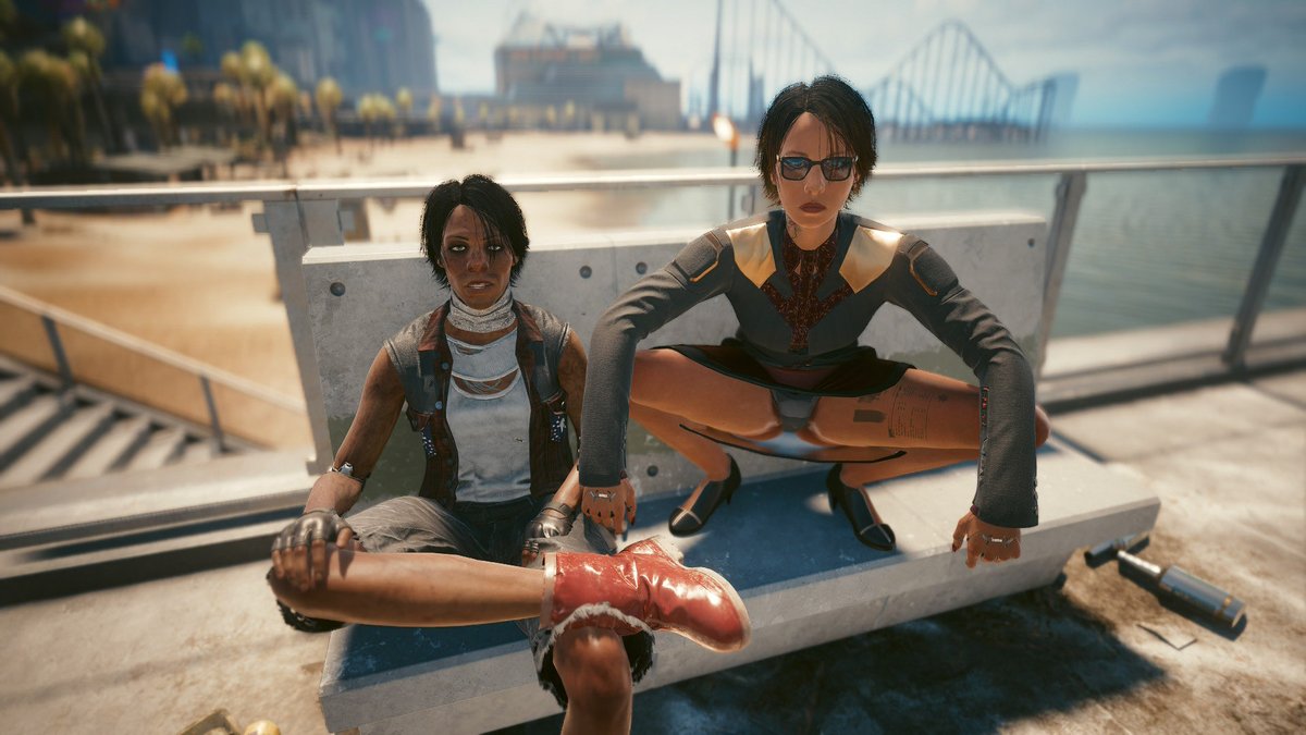KNCH3NG's tweet image. 这不是我失散多年的姐姐吗😂 #Cyberpunk2077 #NintendoSwitch2