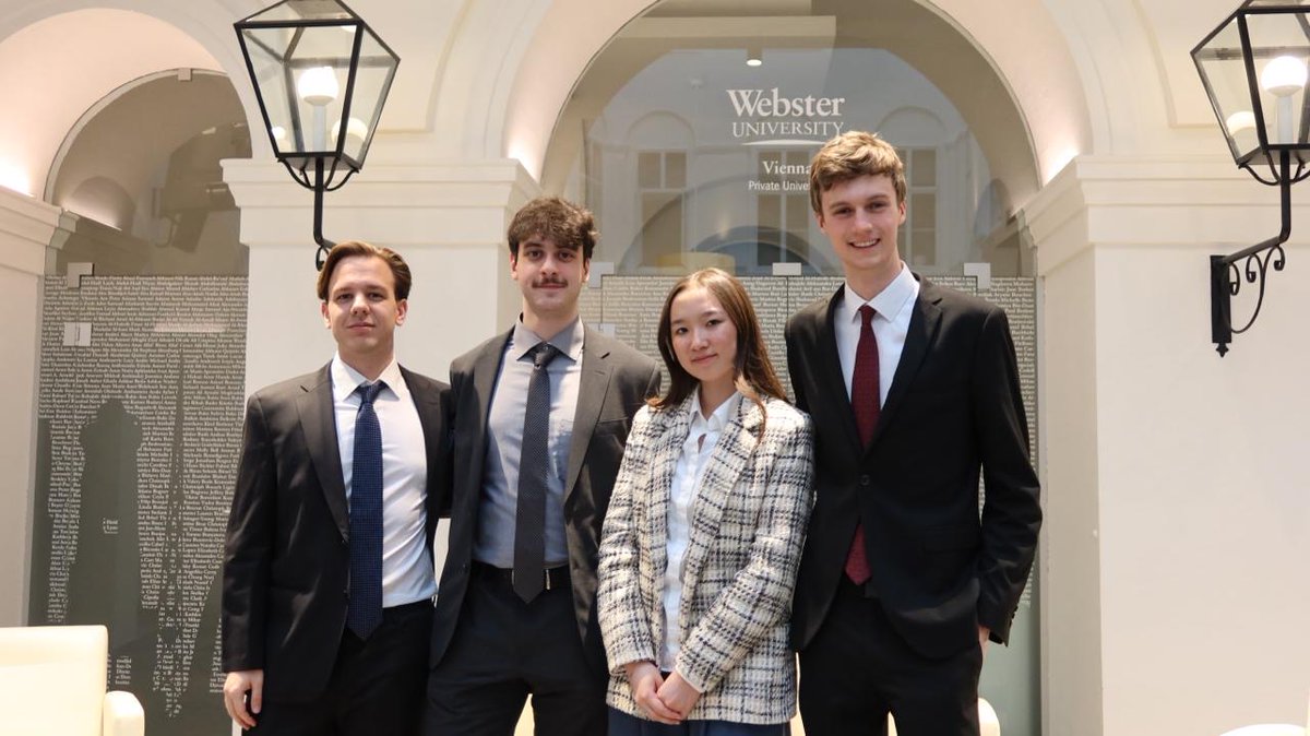 WebsterVienna's tweet photo. Palais Wenkheim set the stage for the very 1st Vienna International Relations Summit 🌍With this year’s theme — “The Global Importance of Vienna and its Institutions” — the event brought together inspiring minds and meaningful dialogue 🤝Thank you to the collaborators/speakers! https://t.co/dLbusZNcD6