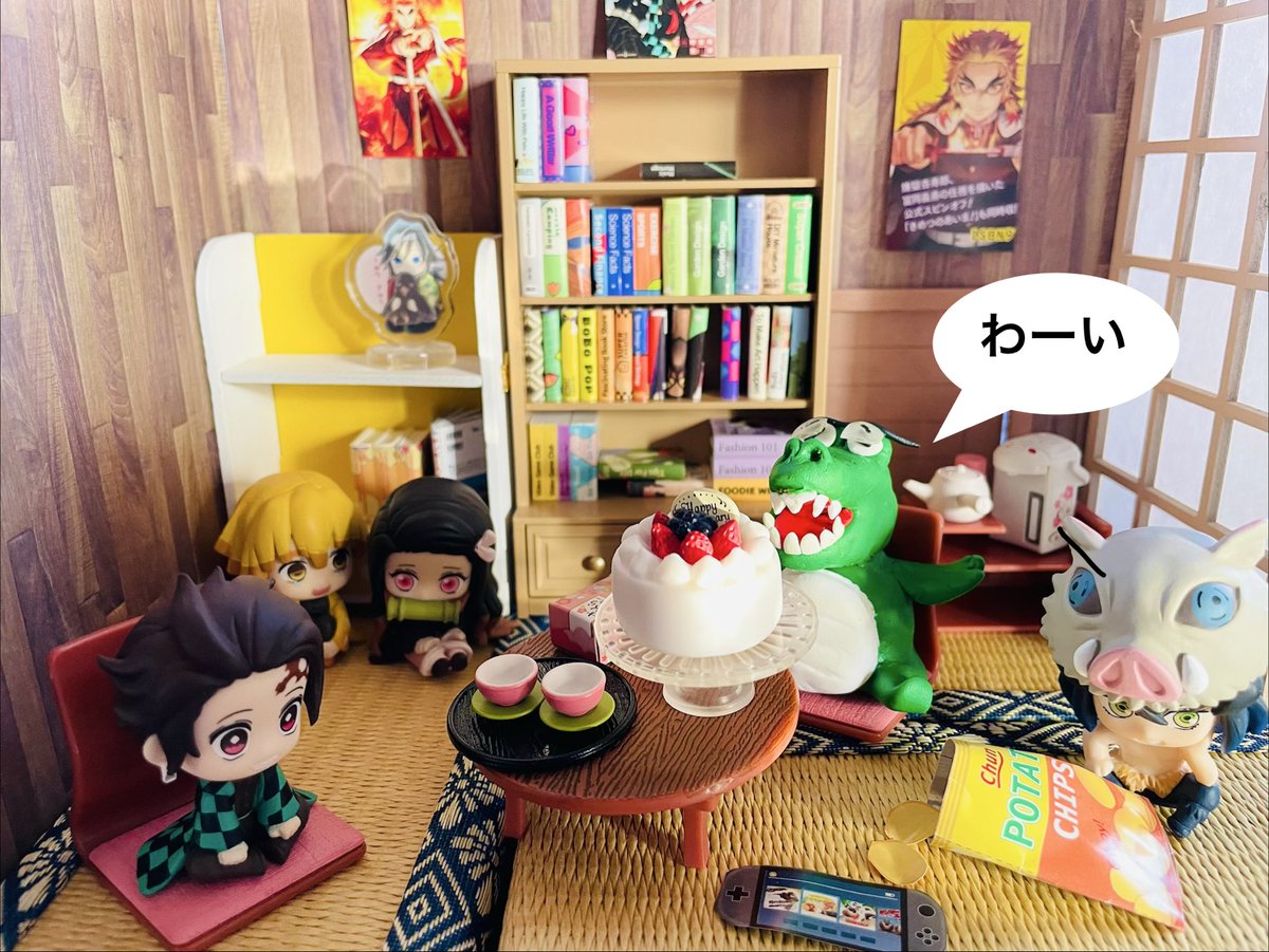 ワニ先生🐊誕生日🎂
おめでとうございます。
先生のミニフィギュア作りました。
大好きです。先生と家族がいつまでも元気で幸せでありますように😄
#吾峠呼世晴誕生祭2026
#吾峠呼世晴生誕祭2026
#ワニ先生