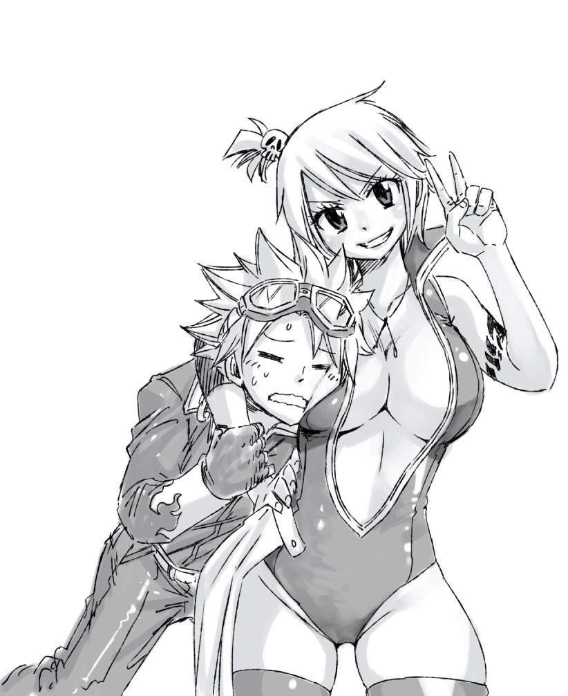 Lucy Heartfilia and Lucy Ashley with the same energy for their Natsu's 😌