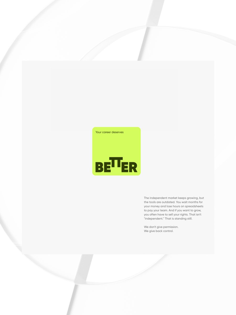 wypych_xyz's tweet photo. Your career deserves better. (1/2)
Easy to say. Harder to feel.
On Stormi Capital, every micro-interaction turn the promise into a feeling.
Built with @framer and great songs in the background
#framer #webdesign #microinteractions #musicwebsite #musicindustry https://t.co/wwABMwcJ95