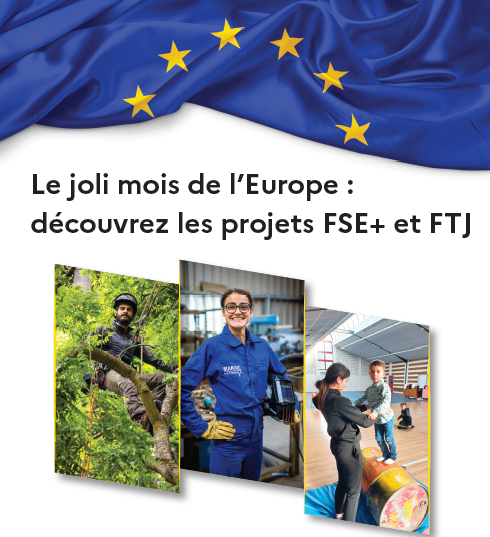 FSE_nat's tweet photo. 📸🙌A l’occasion du Joli mois de l’#Europe, venez découvrir notre exposition photos mettant en lumière 12 projets exemplaires soutenus par le #FSE+ et le #FTJ !

👉Pour découvrir l'expo en ligne : https://t.co/xfJSm7C2l9 https://t.co/c9tZxUdmrZ
