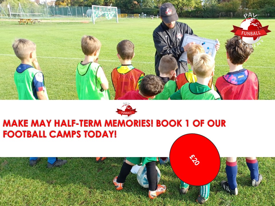Pavfunball's tweet image. May half-term coming fast!

Book one of our football camps for children in #norwich is open!

More info and booking link: bit.ly/4waZL8G

Spaces available for each camp 25! 😀⚽️